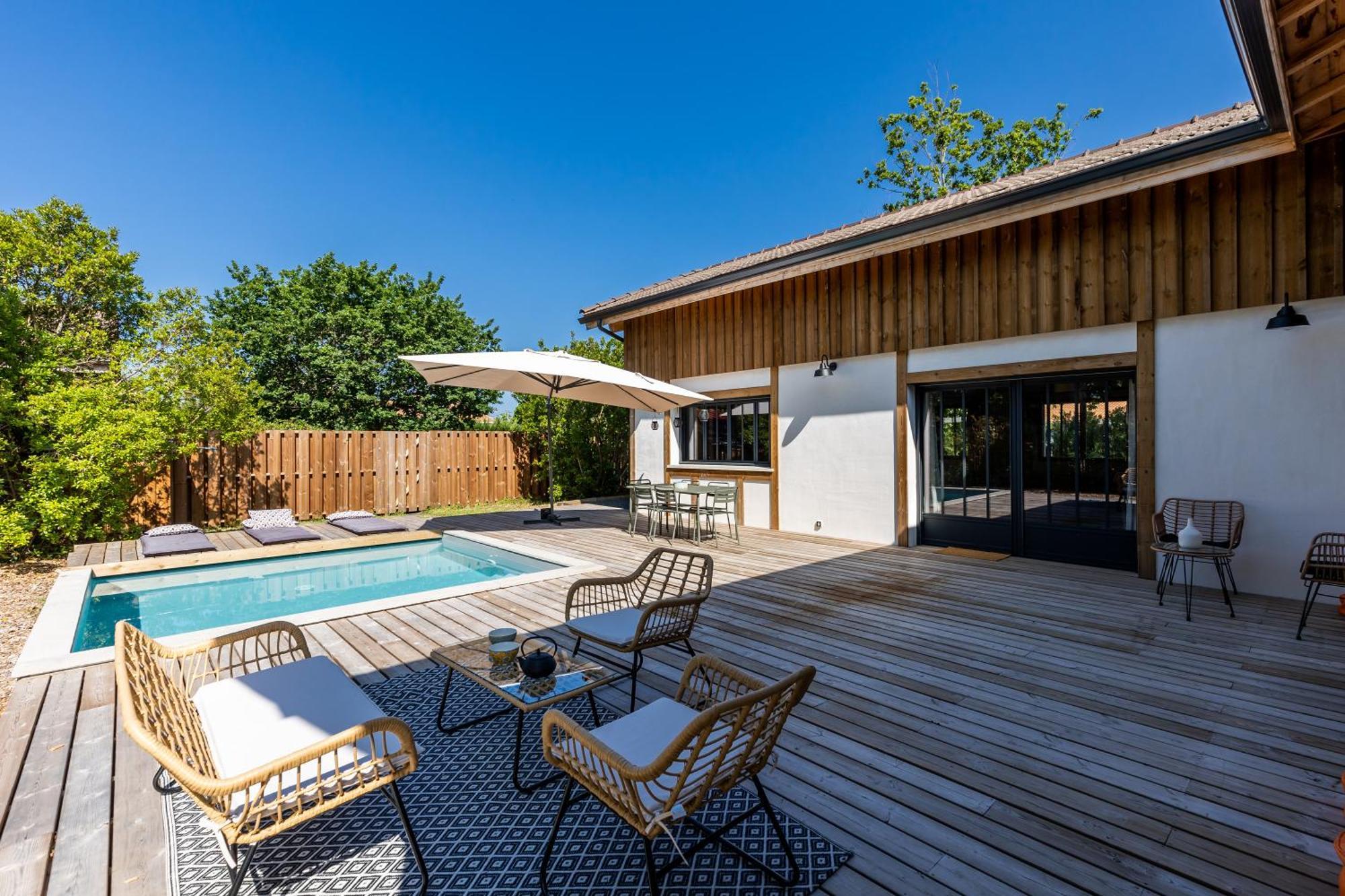 La Villa La Grange Lège-Cap-Ferret Exteriör bild